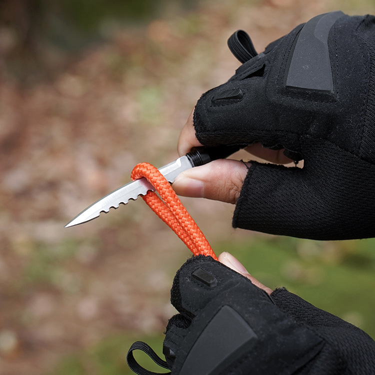 创意edc雕刻刀开信小刀 户外防身居家便携茶刀 铝合金项链棒球刀