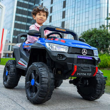 车可坐可骑大号儿童电动车四轮越野车遥控玩具车男人宝宝摇摆童车