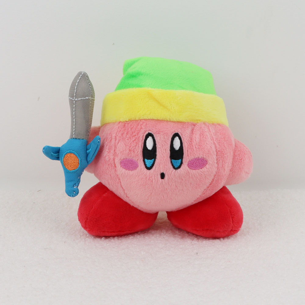 跨境新品kirby sword plush剑士星之卡比毛绒玩具游戏周边玩偶