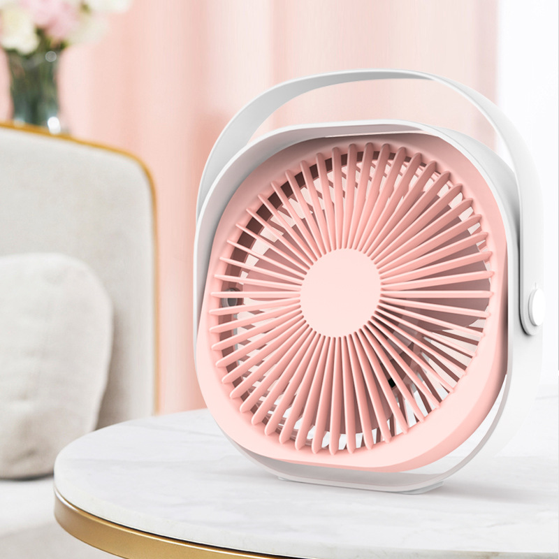 New 6-Inch Desktop Small Air Conditioning Mute Fan Office Home Portable Usb Charging Mini Fan M102
