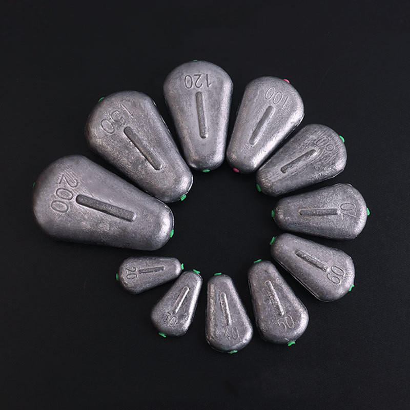 渔火渔具批发 塑心中空铅坠 空心铅坠 渔具配件 中通铅坠 铅坠