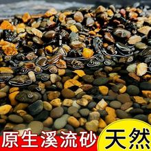 天然溪流石鱼缸专用鹅卵石小石头原生底砂装饰造景花盆铺面