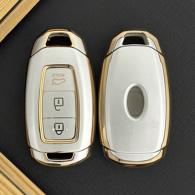 适用2023款北京现代伊兰特车钥匙套外贸出口韩国现代伊兰特钥匙壳