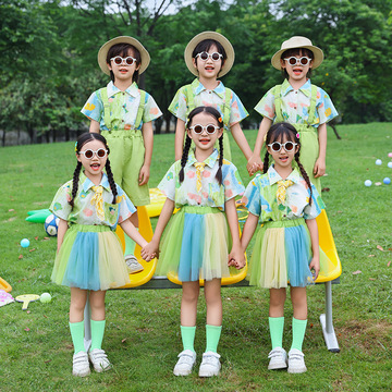 六一儿童演出服小学生运动会班服幼儿园毕业照啦啦队舞蹈表演服装