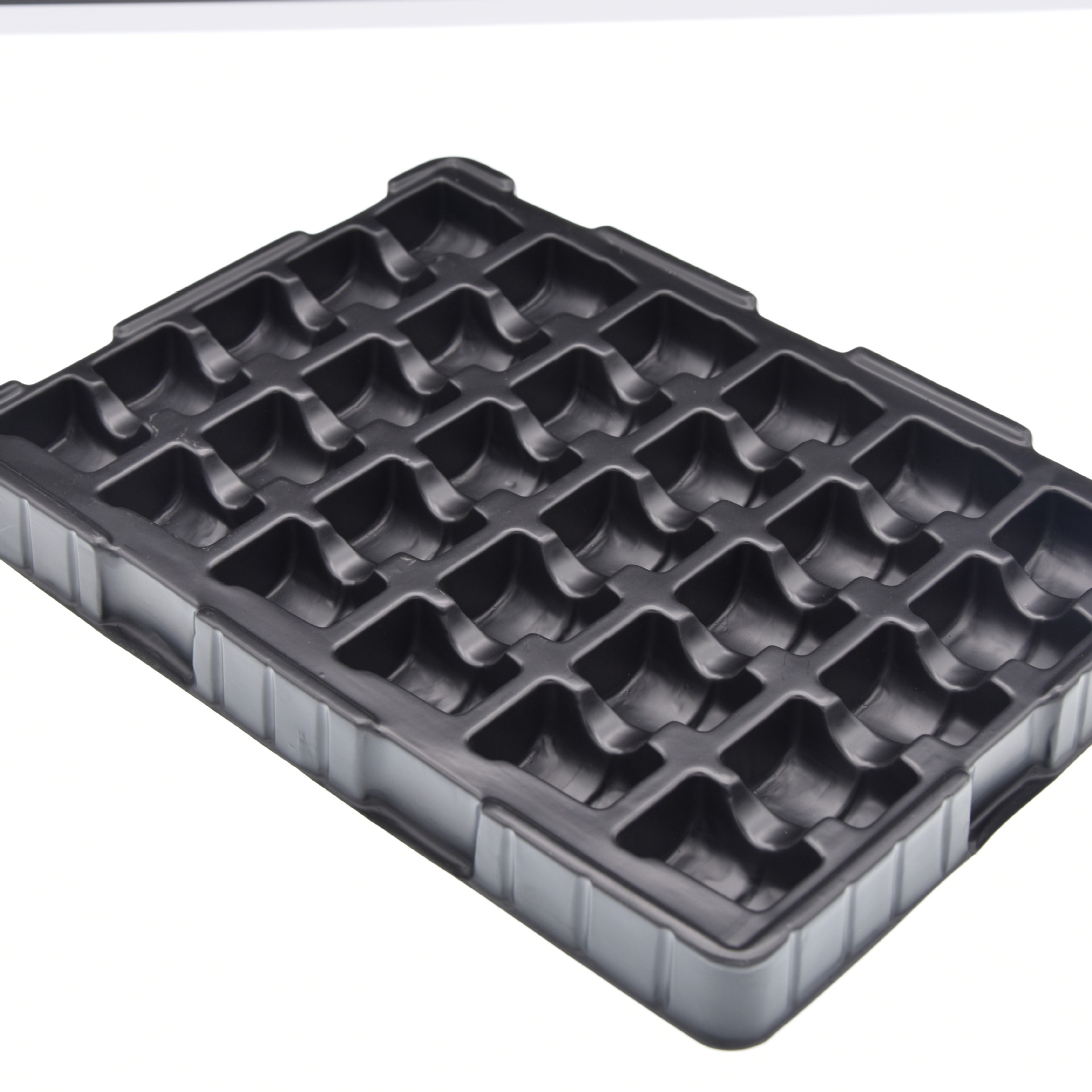 定做吸塑包装盒pvc塑料吸塑托盘透明吸塑内托黑色塑料pet值绒ps