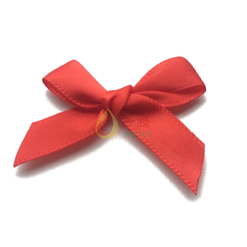 3分涤纶手打蝴蝶结 1cm丝带手绕结内衣裤服装辅料装饰斜角配件