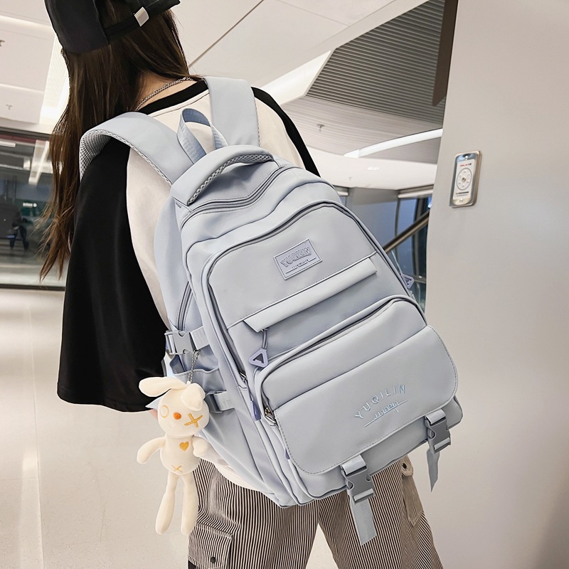 Schoolbag Female Ins High School Junior School Backpack Campus Backpack Wholesale