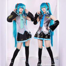 雾都初音cos服初音未来公式服漆皮cosplay女装二次元少女JK服全套