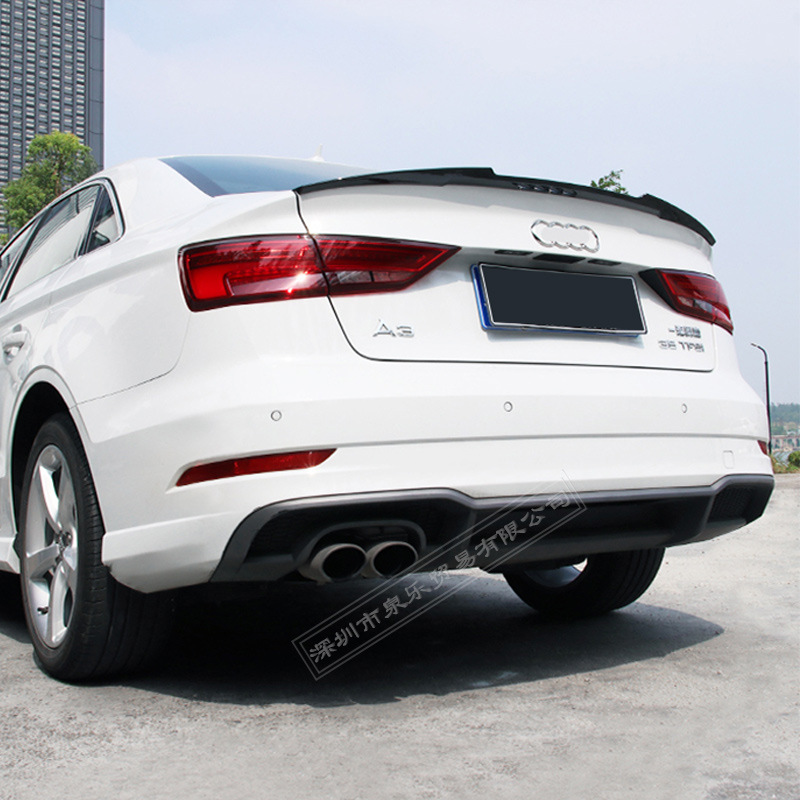 适用于2021款新奥迪a3l尾翼改装运动原厂s3款顶翼装饰定风翼配件