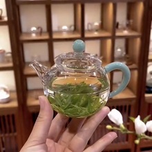 玻璃加厚精致玻璃茶壶小号迷你小壶茶简约泡茶壶功夫茶壶