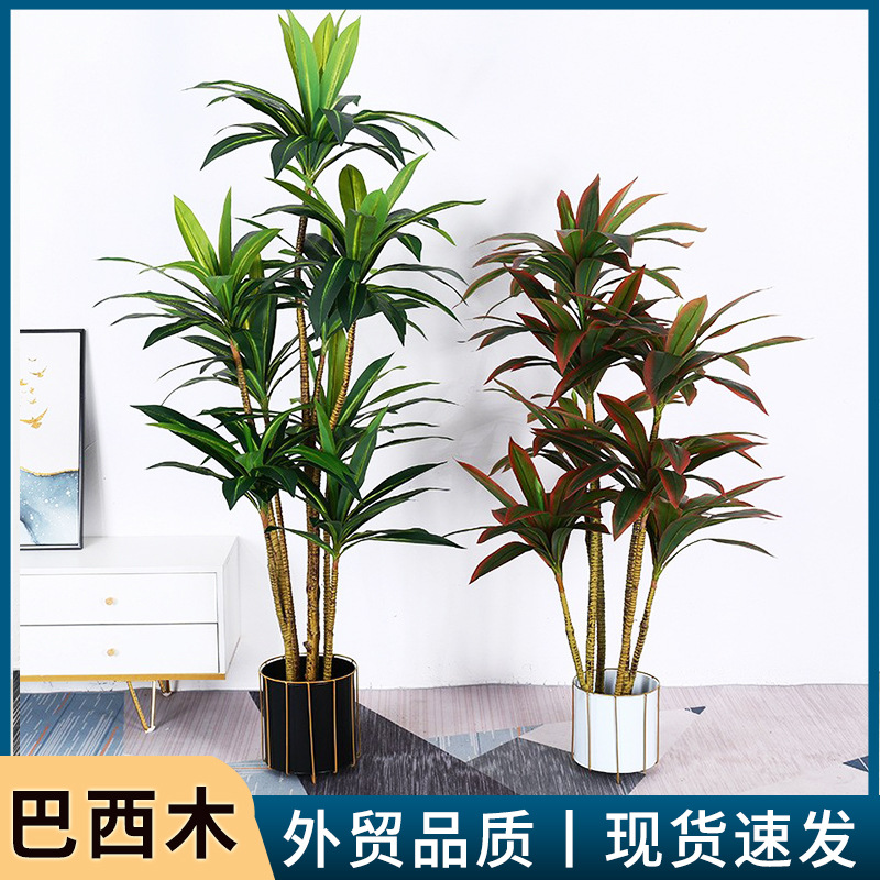 仿真散尾葵大型仿真树凤尾葵假树商场盆栽绿植办公室居家客厅装饰