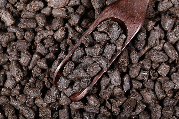 云南普洱茶 碎银子云南糯米香茶化石 老树熟茶勐海老茶头散茶批发