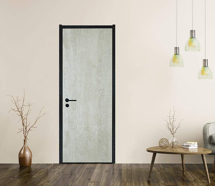 现货卧室隔音门防火防盗木门酒店别墅学校银行住宅定制木门批发