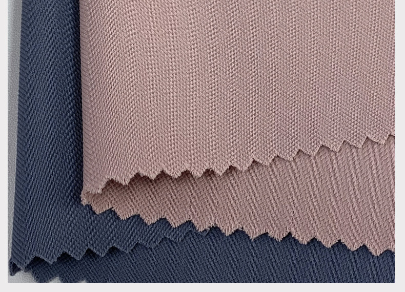 全涤弹力斜纹梭织面料 米兰3/1斜 280g垂感工作服两件套西装面料