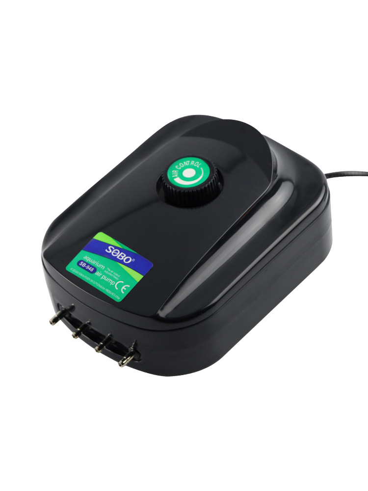 松宝鱼缸氧气泵增氧泵养鱼增氧机小型家用超静音加氧制打氧充氧器