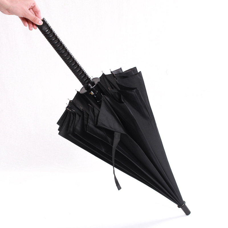 Gift Customized Logo Long Handle Umbrella Straight Pole Umbrella Sword like Umbrella Anime Knife Umbrella Advertising Umbrella Japanese Katana Umbrella Creative Umbrella