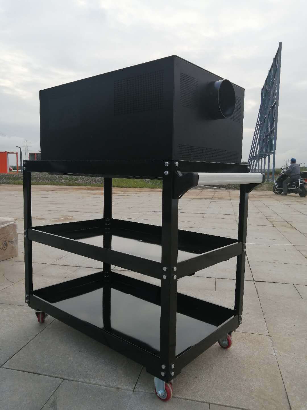 瀚影600寸户外露天汽车电影影院数字电影放映机放映设备带fm发射