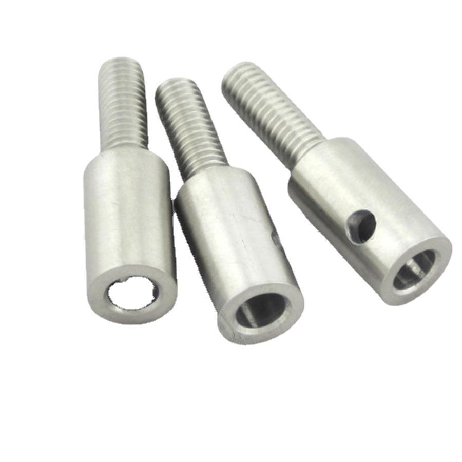 不锈钢加长加厚圆柱头角螺丝 加厚杯头螺栓 打孔钻眼变径螺丝非标