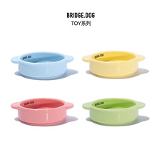 BRIDGEDOG韩国BD宠物陶瓷碗TOY系列猫狗平底双耳饭碗PAN POT DISH