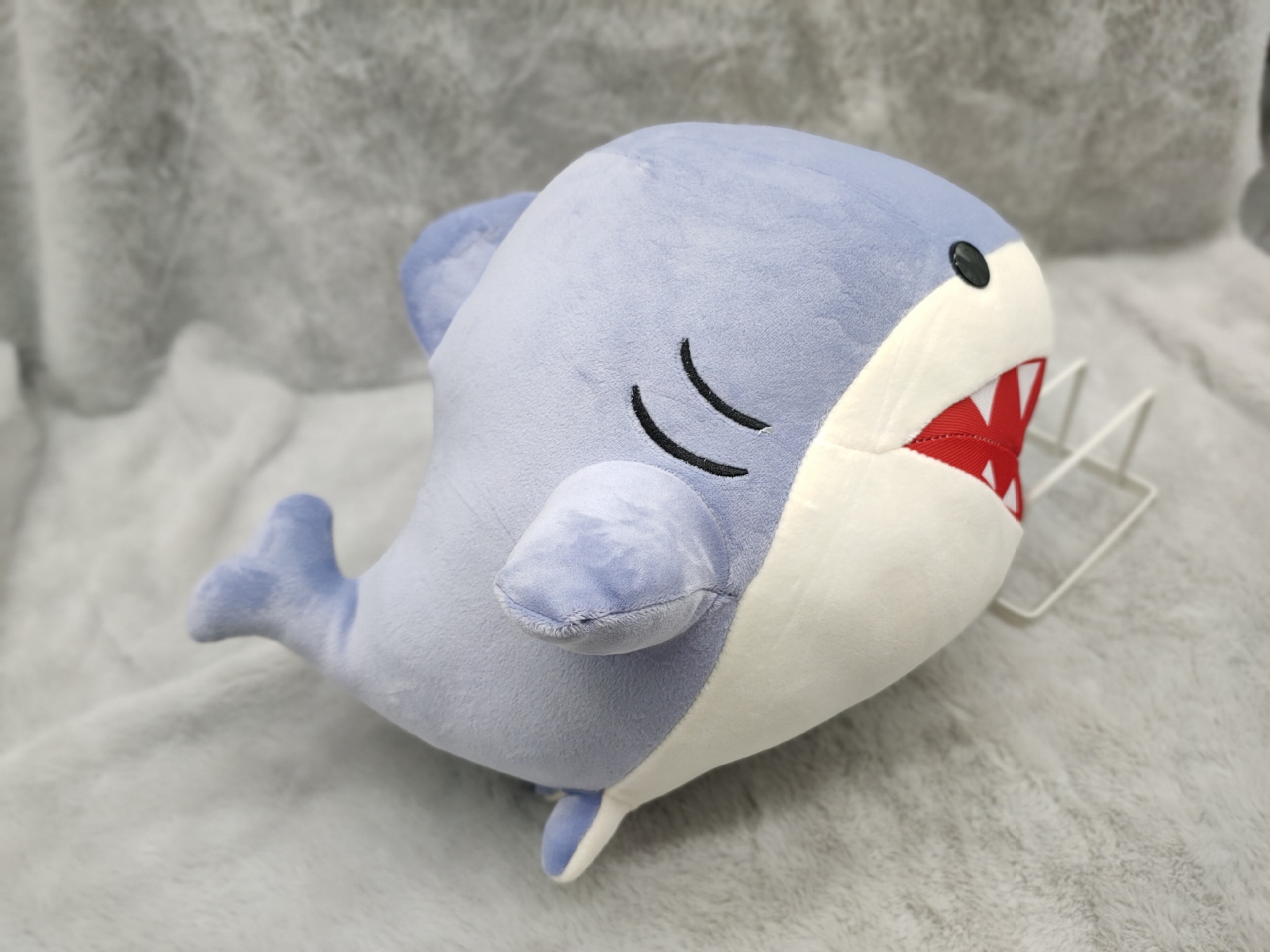 跨境新品 ff14最终幻想14周边鲨鱼指挥官毛绒玩具公仔 来图来样