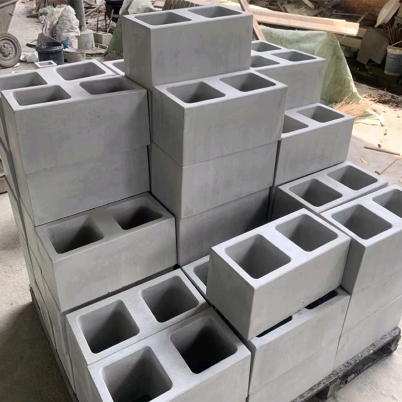 镂空墙砖镂空窗单孔混凝土免烧花盆镂空花墙砖水泥空心砖块建筑用