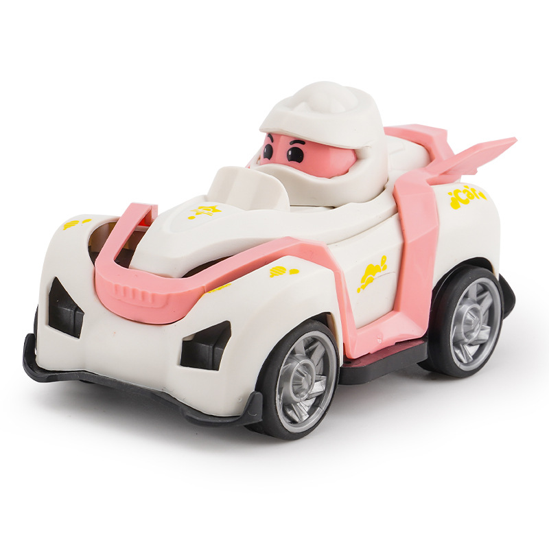 Children's Toy Car Cartoon Press Boys and Girls Animal Cute Pet Car Inertia Car Educational Toys Wholesale