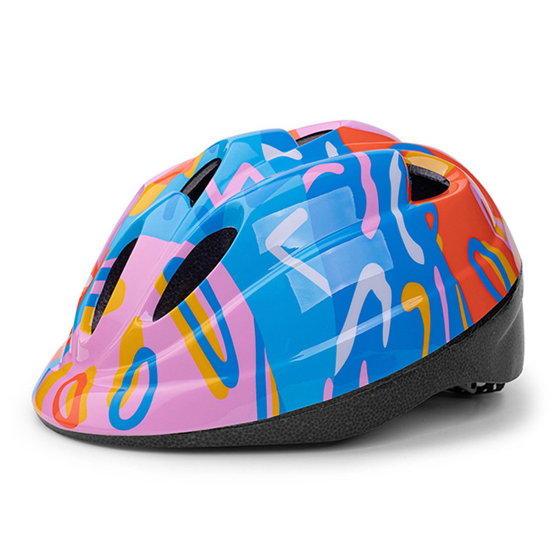 新款儿童头盔自行车骑行头盔轮滑滑板安全帽小孩学步防摔运动护头