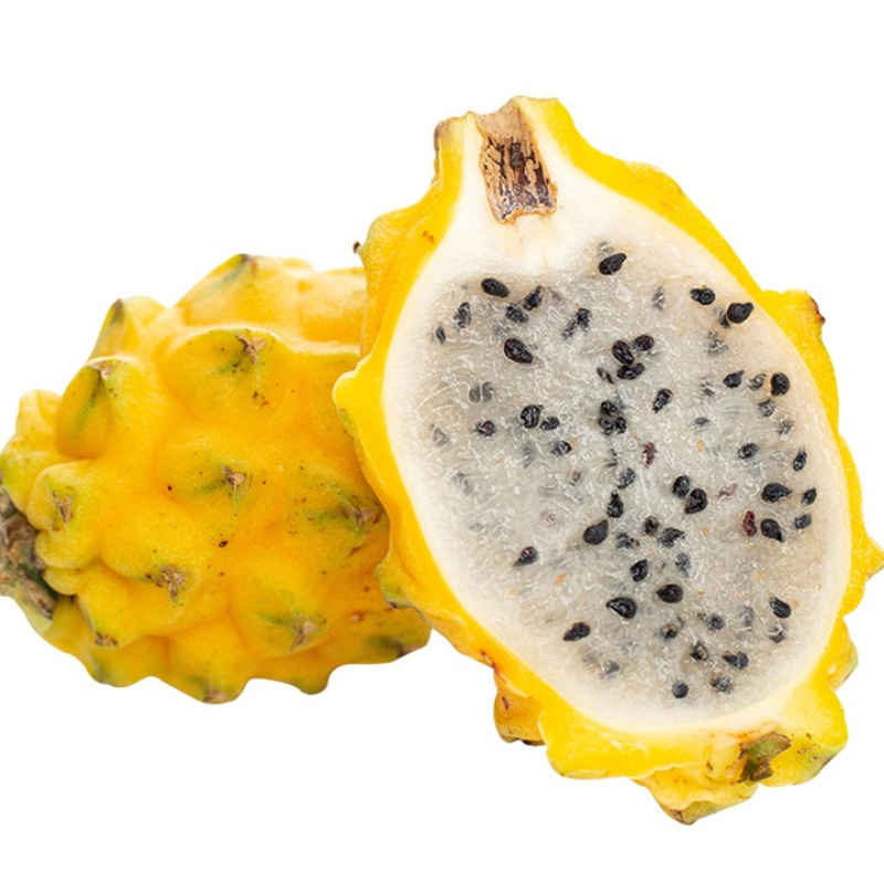 海南麒麟果黄色火龙果麒麟燕窝果新鲜黄龙果4斤空运 【一件起拍