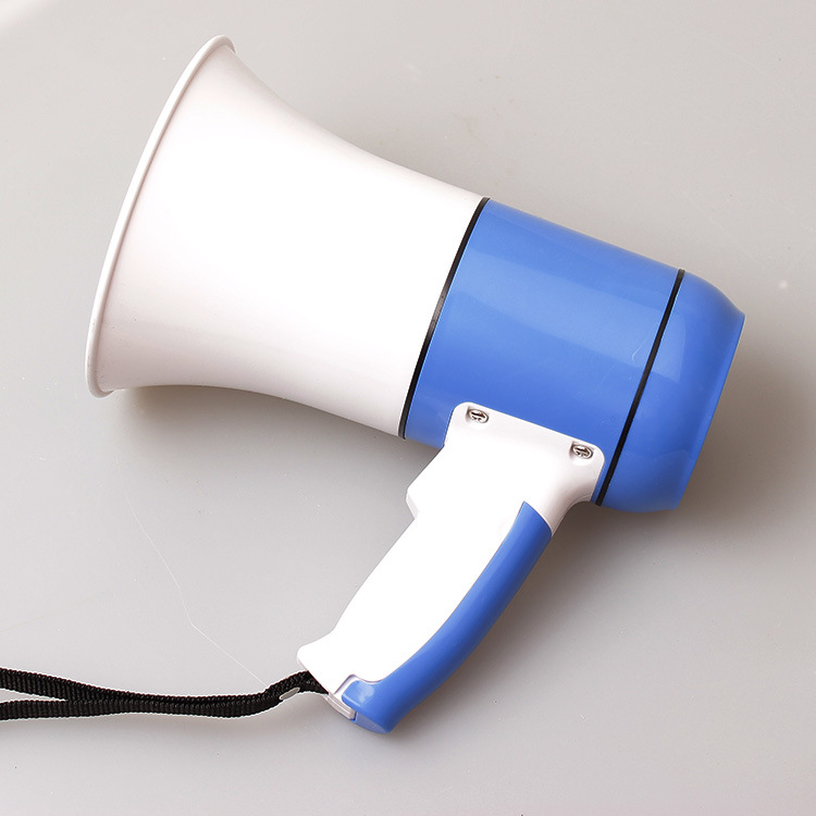 鸣乐hm130u手持喊话器插卡扩音喇叭地摊叫卖锂电池录音大声公导游