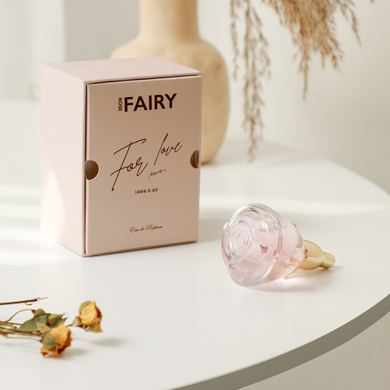 Pink Girl Heart Niche Xiangmanta Rose Series Perfume Gift Box Romantic Hand Gift Female Fragrance 50ml