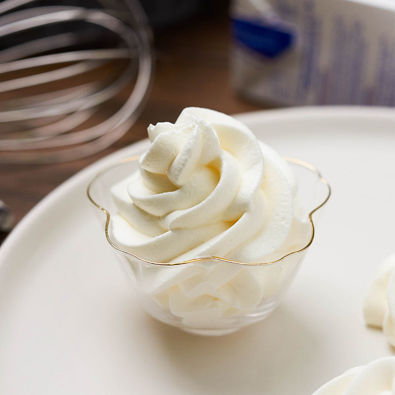 淡奶油动物性淡奶油金钻植脂甜植物性材料鲜奶油家用烘焙原料1kg