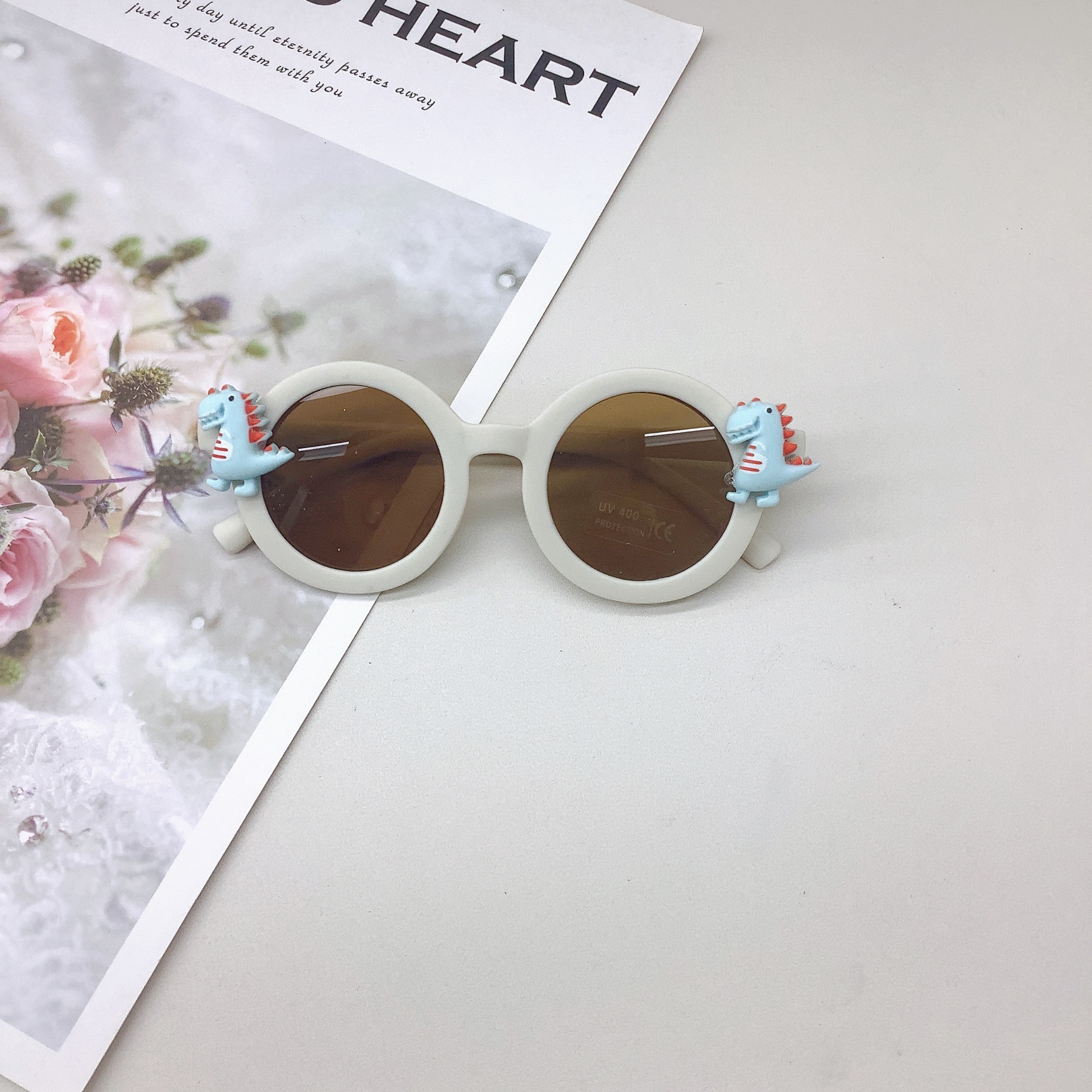 New Stylish round Kid's Eyewear Korean Style Little Bear Accessories Baby Cute Sun-Proof Sunglasses Sunglasses