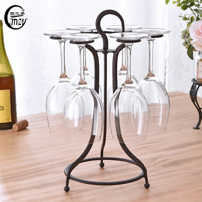 Red Wine Glass Upside down Goblet Rack Household Dining Table Wine Cabinet