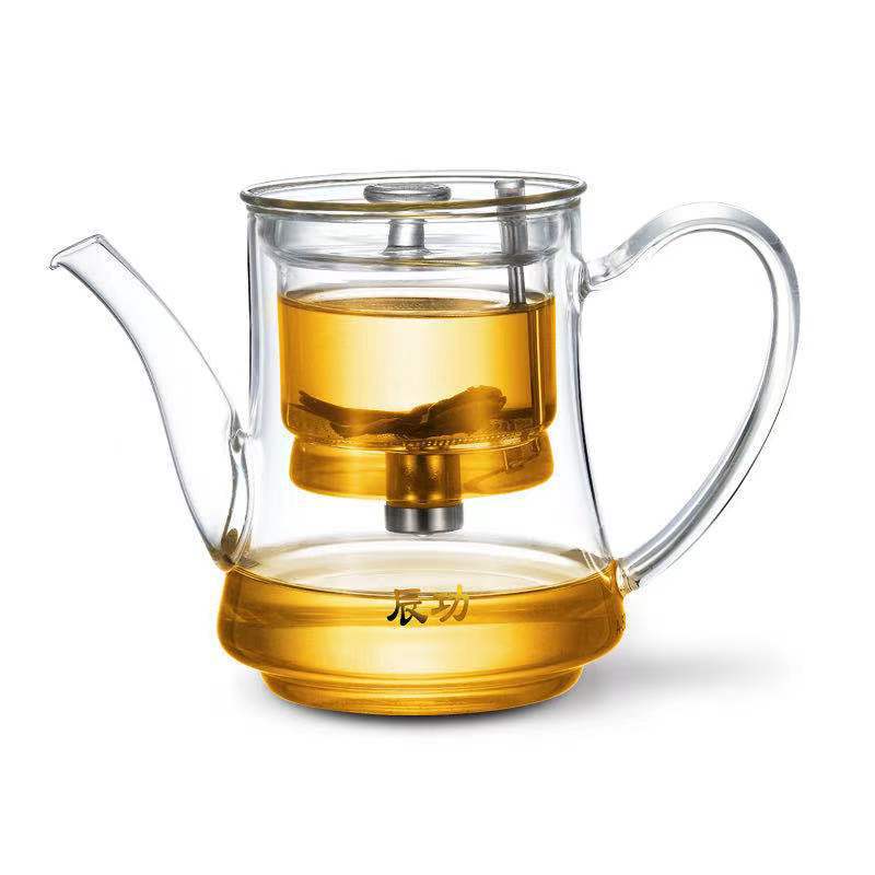 玻璃内胆飘逸壶大号加厚过滤花茶具飘逸