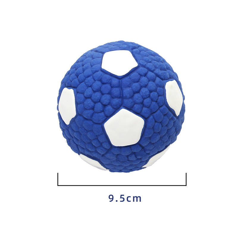 Yite Factory Direct Sales Internet Hot Dog Toy Latex Rugby Tennis Dog Bite Vocal Ball Pet Toy