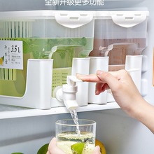 冰箱冷水壶带龙头大容量家庭用水壶夏耐高温茶壶柠檬水冷水壶爆款