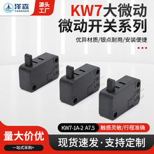 KW7大微动开关KW7-1A-2A7.5常开2脚电动喷雾器控制阀过压保护开关