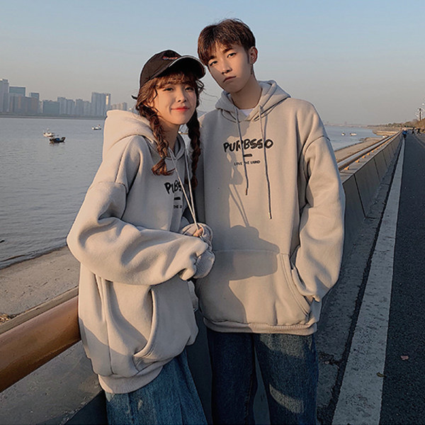 2021情侣装春秋装卫衣潮宽松韩式衣服秋季外套ins小众设计感薄款