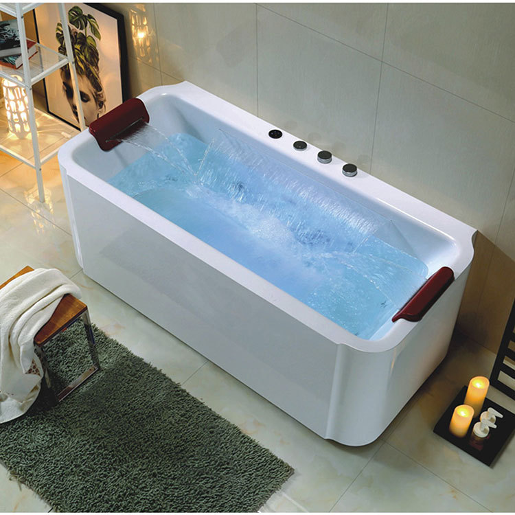 欧美亚克力浴缸酒店家居成人浴缸大号按摩泡澡浴缸浴池