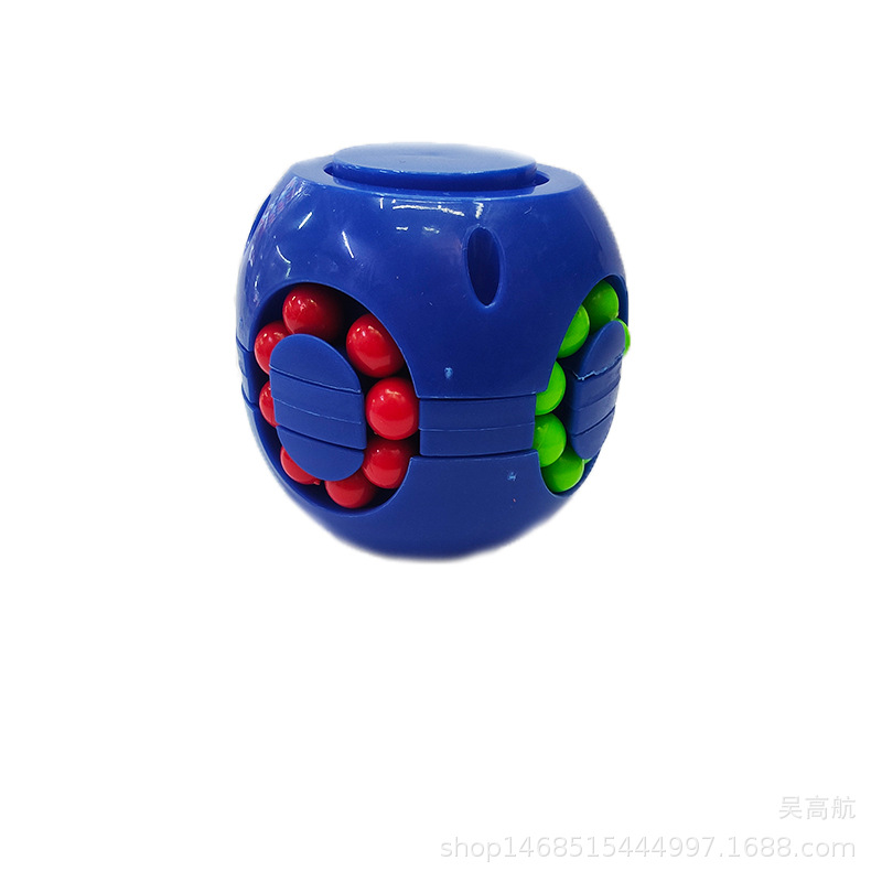 Creative Rubik's Cube Toy Puzzle Pressure Relief Boys and Girls Hand Spinner Rotating Little Magic Bean Kindergarten Small Gift Toys