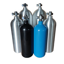 2升4升铝合金氧气瓶氮气二氧化碳钢瓶高压爆铝瓶阀门便携氧气罐