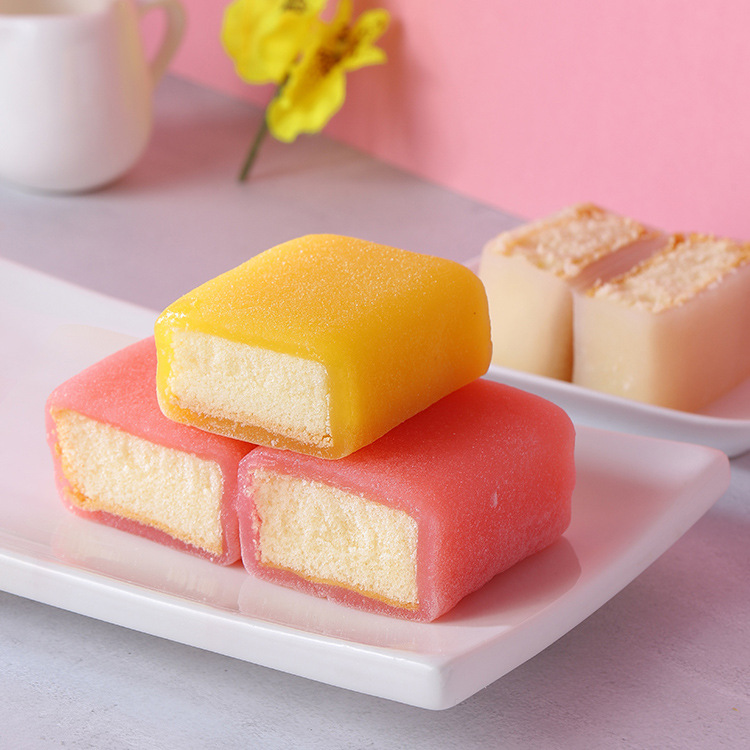 冰皮蛋糕网红零食休闲食品散装麻薯夹心面包糯米糍点心甜点小蛋糕