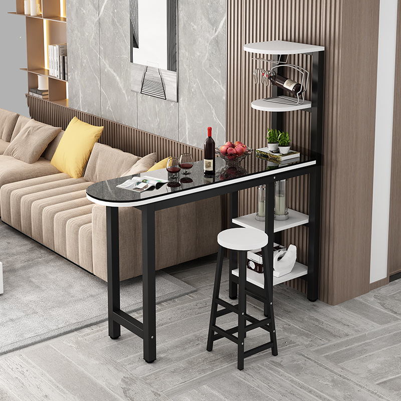 吧台家用桌客厅玄关隔断台吧沙发酒吧柜玻璃小户型阳台桌轻奢网红