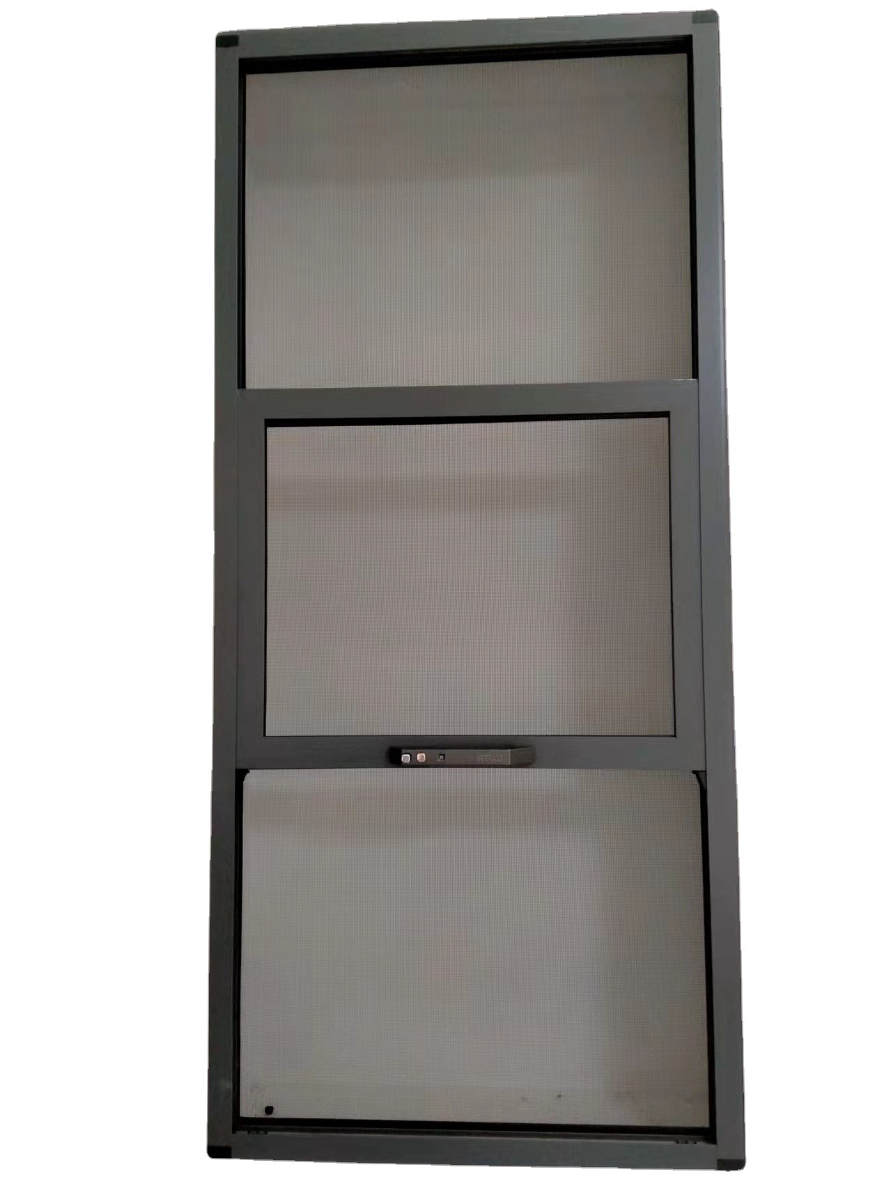 厂家批发18款三推金刚网纱窗铝板网防蚊纱门防盗防护折叠纱门