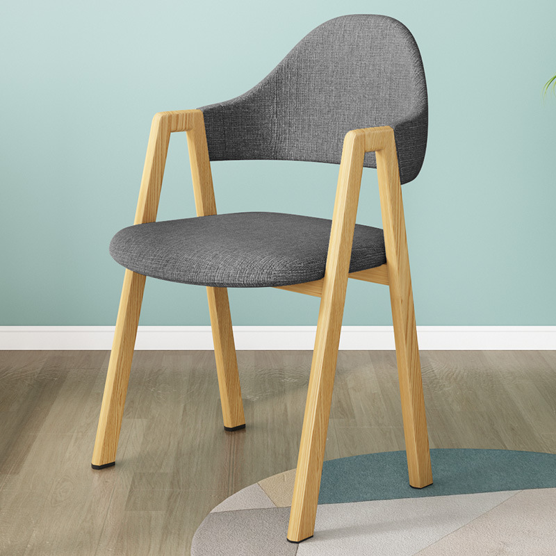Nordic Dining Chair Household Minimalist Modern Restaurant Chair Backrest A- line Chair Milk Tea Shop Table and Chair Bedroom Desk Stool