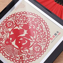 箐楷中国剪纸福字摆件中国特色礼品送老外民间艺品北京旅游纪念品