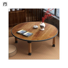 索舍韩式折叠桌饭桌小圆桌方桌炕桌榻榻米家用床上现代简易地桌矮