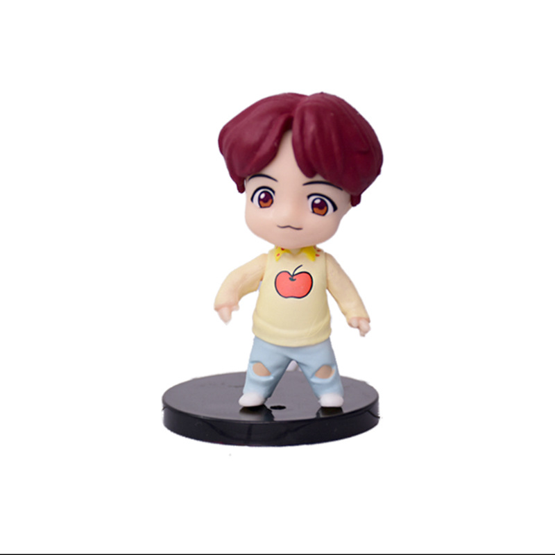 1/2/3/4/5 7款少年团手办代 动漫周边卡通玩具公仔车载蛋糕摆件