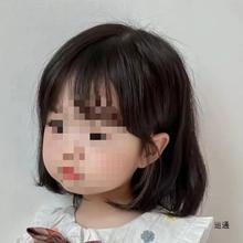 假发女婴儿波波头短发儿童表演直发拍照造型宝宝透气轻薄头套