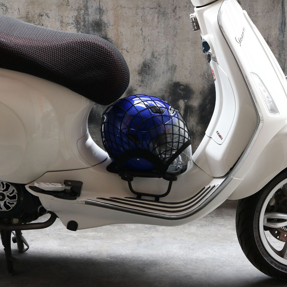 适用比亚乔春天冲刺150 vespa sprint150 改装脚踏货架中置货架网